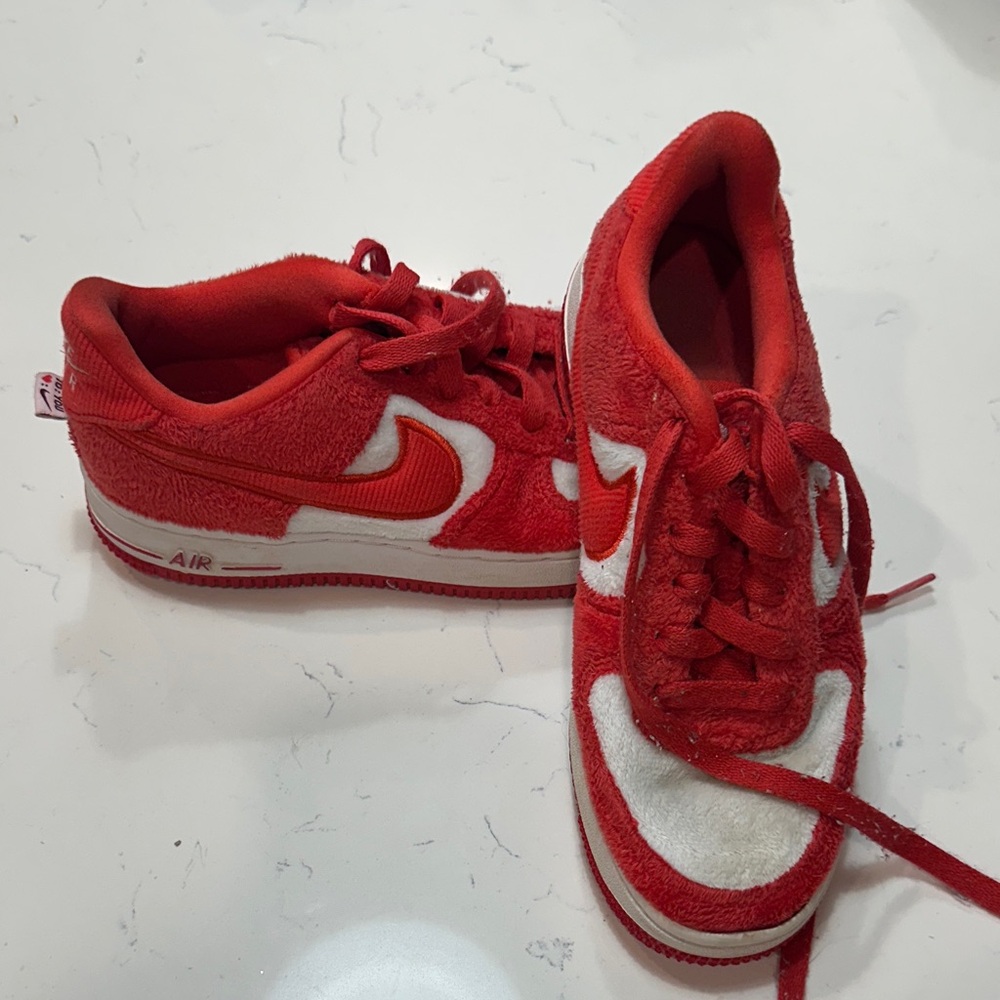 Nike Red and White Sneakers